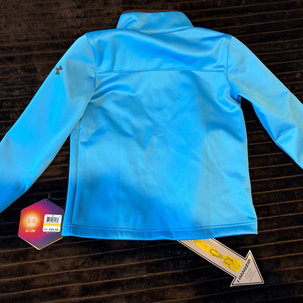 Under Armour Blue infrared Jacket youth medium new - Picture 2 of 4